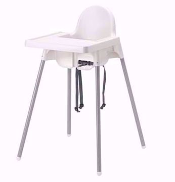 Afbeeldingen van Eetstoel met tafelblad-ETEN124