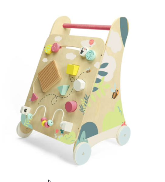 Afbeelding van Houten loopwagentje-SPEEL127