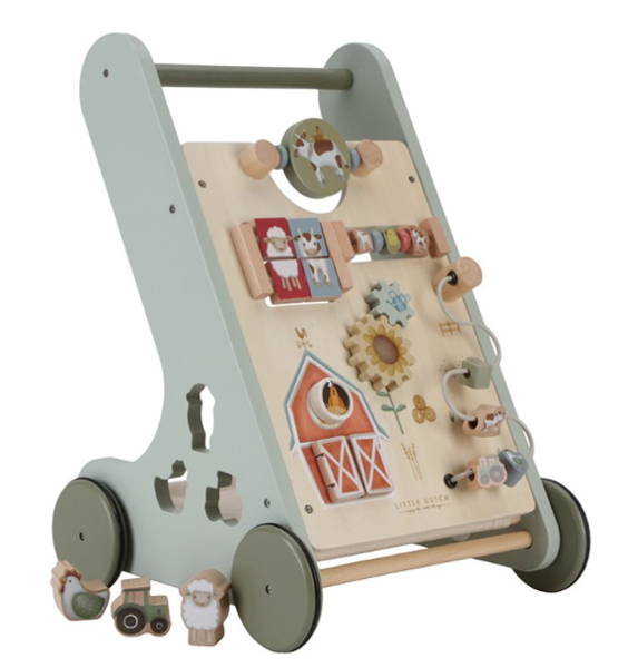 Afbeelding van Houten loopwagentje-SPEEL187